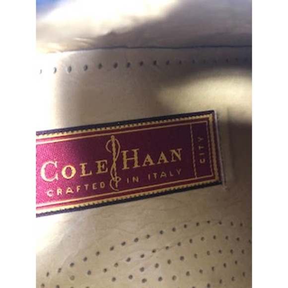 Cole Haan Leather Almond Toe Lace-Up Oxford Dress Shoes Brown Mens US 8 main image 4